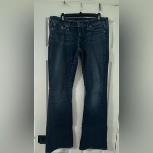 True Religion Dark Blue Boot Cut Jeans